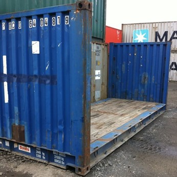 20 Foot Used Flat Rack Container